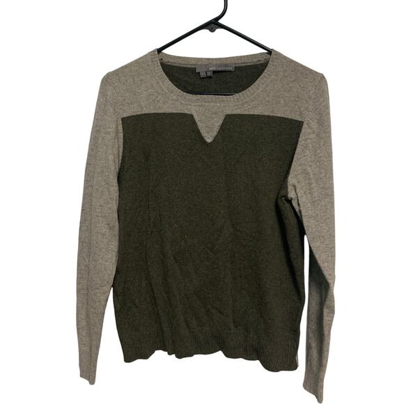 360 Cashmere Womens Brown Beige Wool Cashmere Sweater Size Large - Picture 1 of 4